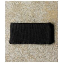 INTERIM WOOL SILK CASHMERE DEADSTOCK YARN NECK WARMER IT25A337画像