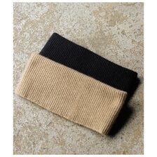 INTERIM CASHMERE KNIT NECK WARMER IT25A359画像