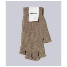 INTERIM カシミヤ フィンガーレス グローブ IT25A373画像