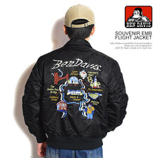 BEN DAVIS SOUVENIR EMB FLIGHT JACKET T-26380001画像