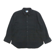 JAPAN BLUE Sashiko Black Big Shirt Jacket JBOT13275S画像