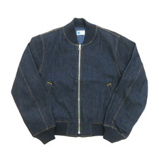 JAPAN BLUE Denim Bomber Jacket 11.5oz ナチュラル スラブ デニム JBOT13335A画像