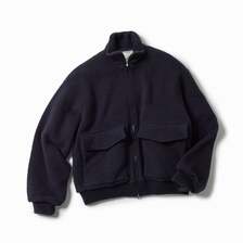 GOLD WOOL SUPER 140's FLEECE TRACK JACKET GL15734画像