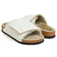 BIRKENSTOCK SOLANA SHEARLING NARROW OYSTER / FELT 1030640画像