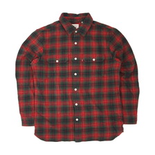 Levi's JACKSON WORKER SHIRT CALVIN PLAID RHYTHMIC RED 19573-0284画像