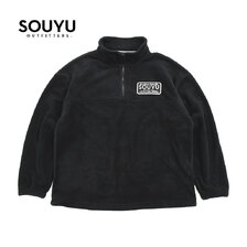 SOUYU OUTFITTERS Wappen Fleece Half Zip Top F25-SO-02画像