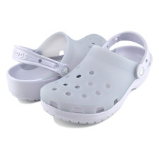 crocs CLASSIC FROSTED CLOG PURPLE MOON 210928-5BR画像