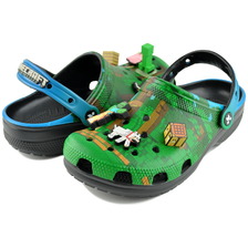 crocs MINECRAFT CLASSIC CLOG MULTI 210829-90H画像