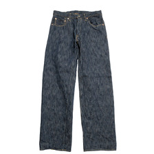 ONI DENIM Wide Straight 正藍枷染め風天然藍ロープデニム - 鬼KASE - ONI-200KAS画像