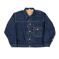 Workers 14.7 oz, Indigo Raw Denim Lot 806XH, T-Back画像