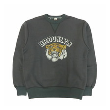BARNS 30/7 COZUN はめ込み両Vガゼット クルーネック スウェット BROOKLYN BR-25389画像