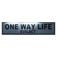 EVILACT EVILACT "ONE WAY LIFE" sticker S metallic mirror画像