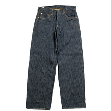 ONI DENIM Super Wide Taperd 正藍枷染め風天然藍ロープデニム - 鬼KASE - ONI-822KAS画像