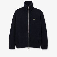 LACOSTE AH5175 Low Gauge High Neck Zip Sweater AH5175-10画像