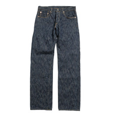 ONI DENIM New Regular Straight 正藍枷染め風天然藍ロープデニム - 鬼KASE - ONI-270KAS画像