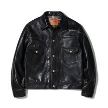 SUGAR CANE Lot No. SC80681 / BLACK HORSEHIDE LEATHER JACKET 1953 MODEL画像