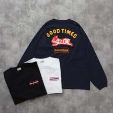 The Endless Summer TES GOOD TIMES EMB LONG SLEEVE BIG T-SHIRT 25774307画像