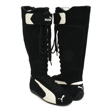 PUMA SPEEDCAT BOOT WNS PUMA BLACK - FROSTED IVORY 403770-01画像