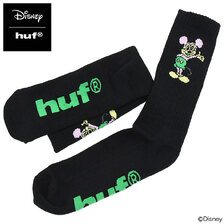 DISNEY | HUF MICKEY GREETINGS CREW SOCKS SK00963画像