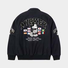 DISNEY | HUF WORLDWIDE TOUR VARSITY JACKET JK00510画像
