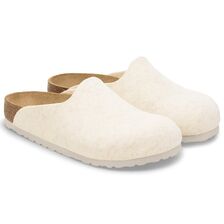BIRKENSTOCK AMSTERDAM FELT REGULAR Eggshell 1030227画像