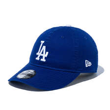 NEW ERA 9THIRTY ロングバイザー ロサンゼルス・ドジャース ウォッシュドコットン ダークロイヤル &times; ホワイト 14527274画像
