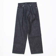 THE CORONA UTILITY 13.5oz SELVEDGE BLACK W05 FIVE POCKET DENIM PANTS CP005-26-02画像