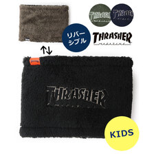 THRASHER OUTLINE LOGO リバーシブルネックウォーマー 21TH-K80K画像