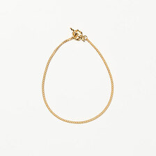 RADIALL CURB - T-BAR BRACELET -GOLD PLATED- RAD-JWL067-02画像