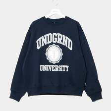APPLEBUM &ldquo;UNDERGROUND UNIVERSITY&rdquo; Crew Sweat GT2520401画像