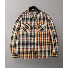 THE FLAT HEAD FLANNEL CHECK WORK SHIRT FN-SNR-014L画像