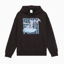 PUMA &times; MONSTER HUNTER WILDS Front Print Pullover Hoodie 637017画像