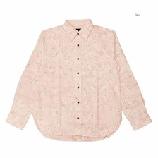 衣櫻 裏地使い サザンクロス素材 長袖レギュラーシャツ - 裏霞舞桜 - SA1743画像