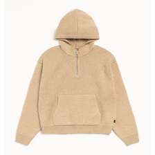 STUSSY QUARTER ZIP KNIT HOODIE 117278画像