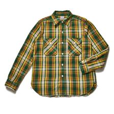 WAREHOUSE Lot 3104 FLANNEL SHIRTS D柄 NON WASH画像