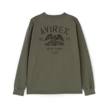 AVIREX STENCIL L/S T-SHIRT 7836130006画像