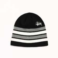 STUSSY SKULLCAP BASIC STRIPE 1321236画像