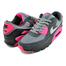 NIKE AIR MAX 90 cool grey/wolf grey-hyper pink DM0029-010画像