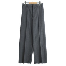 ATON WOOL TROPICAL | PIN TUCK EASY PANTS PRAGLM0111画像