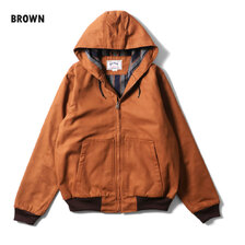 HOUSTON 51561 DUCK ZIP WORK HOODIE画像