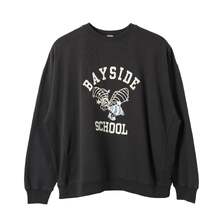 BARNS Comfy Middle Weight Print Sweatshirt BAYSIDE SCHOOL BR-26199画像