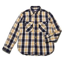 WAREHOUSE Lot 3104 FLANNEL SHIRTS B柄 ONE WASH画像