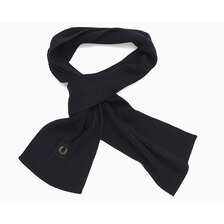 FRED PERRY Cotton Ribbed Scarf C1134画像