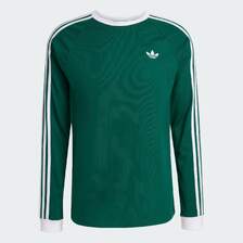adidas Originals 3 Stripes L/S Tee Collegiate Green KE3543画像