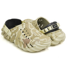 crocs ECHO DUCK CAMO CLOG BONE / BLACK 211981-2YJ画像
