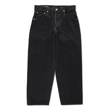 Scye Selvage Black Denim Baggy Jeans 5726-81511画像