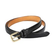 Scye Press Croco Dress Belt 3326-31309画像
