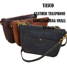 vasco LEATHER TELEPHONE SHOULDER BAG SMALL VS-313L画像