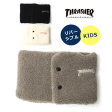 THRASHER キッズ GONZ LOGO ボアフリース ネックウォーマー 24TH-K53K画像