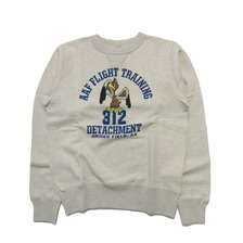 Buzz Rickson's SET-IN CREW NECK SWEAT SHIRT "AAF FLIGHT TRAINING" BR69694画像